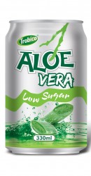 330ml Aloe vera low Sugur Alu can